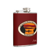 BWCA Emblem met Canoe Heupfles (Rechts)