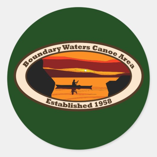 BWCA Emblem Ronde Sticker (Voorkant)