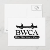 BWCA/Hike Fish Canoe Camp Briefkaart (Voorkant / Achterkant)