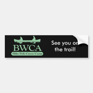 BWCA/Hike Fish Canoe Camp Bumpersticker