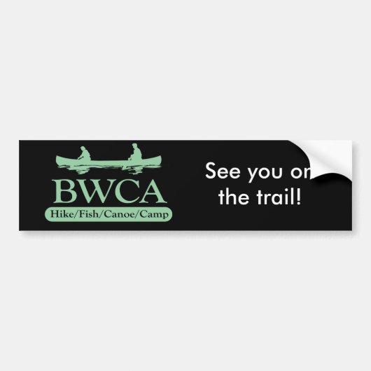BWCA/Hike Fish Canoe Camp Bumpersticker (Voorkant)