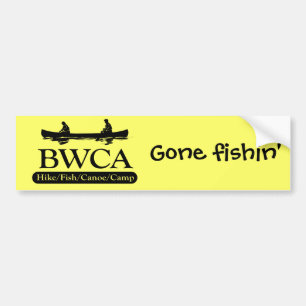 BWCA/Hike Fish Canoe Camp Bumpersticker