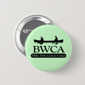 BWCA/Hike Fish Canoe Camp Ronde Button 5,7 Cm (Voorkant /achterkant)