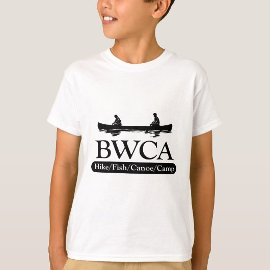BWCA/Hike Fish Canoe Camp T-shirt (Voorkant)