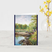 BWCA-meer Twee Notecard Kaart (Gele Bloem)