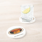 BWCA-Onderzetter - Aangepast bericht Zandsteen Onderzetter (Zijkant)