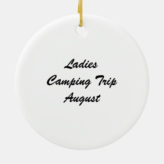 BWCA-versiering in blauw Keramisch Ornament (Achterkant)