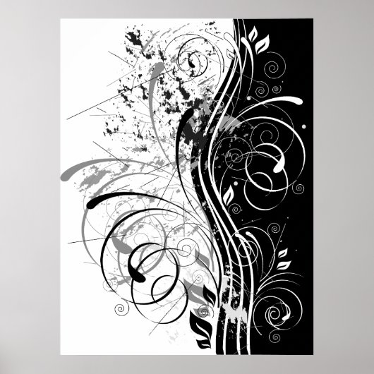 BWgrunge Poster (Voorkant)