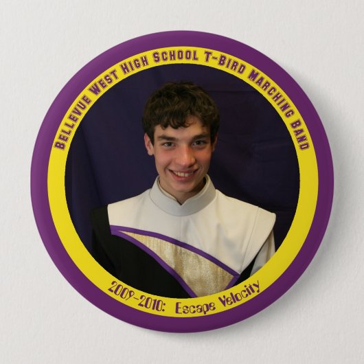 BWHS-4125 RONDE BUTTON 4,0 CM (Voorkant)