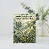 Bwindi Impenetrable Forest National Park Oeganda Briefkaart (Staand voorkant)