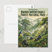 Bwindi Impenetrable Forest National Park Oeganda Briefkaart (Voorkant / Achterkant)