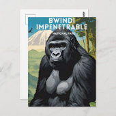Bwindi Impenetrable National Park Reizen Briefkaart (Voorkant / Achterkant)