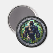 Bwindi Ondoordringbaar Bos Oeganda Magneet (Voorkant / Achterkant)