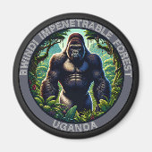 Bwindi Ondoordringbaar Bos Oeganda Magneet (Voorkant)