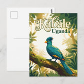Bwindi ondoordringbaar Woud Oeganda Briefkaart (Voorkant / Achterkant)