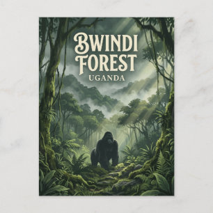 Bwindi Woud, Kanungu, Westelijk Briefkaart
