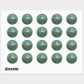 Bwindi Woud Oeganda Ronde Sticker (Vel)