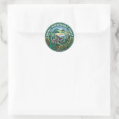 Bwindi Woud Oeganda Ronde Sticker (Tas)