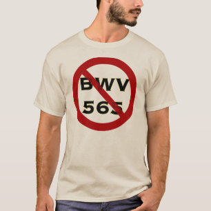 BWV565 Verboden t-shirt