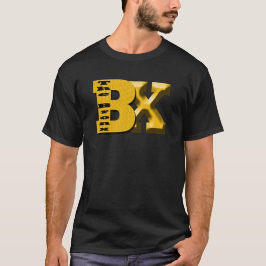 BX De Bronx zwart t shirt (Voorkant)