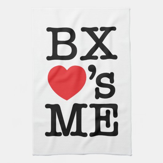 BX ❤'t ME Theedoek (Verticaal)