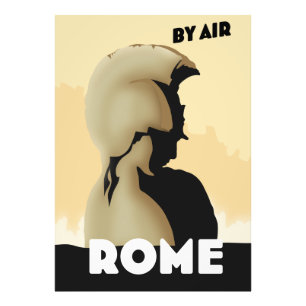 By Air Rome Foto Afdruk