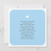 BY Birth Notice Big & Little broers Aankondiging (Achterkant)