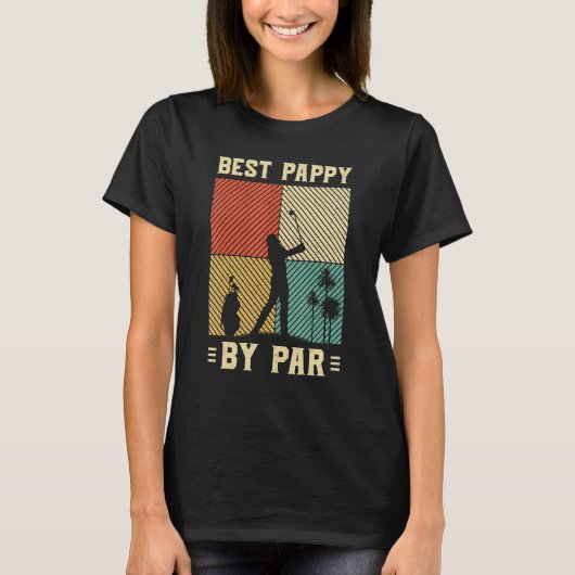 By Far Men Golf Retro Sunset Decor Gran T-shirt (Voorkant)