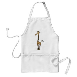 BY-Funky Giraffe Apron Standaard Schort