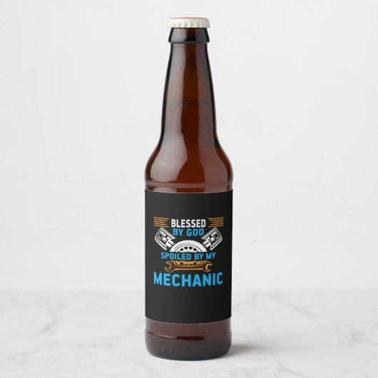 By God By Mechanic Bier Etiket (Voorkant)