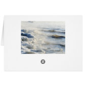 By My Spirit, Scripting Ocean Waves Card (Achterkant Horizontaal)