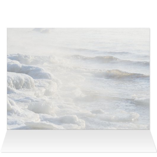By My Spirit, Scripting Ocean Waves Card (Binnen Horizontaal (Boven))