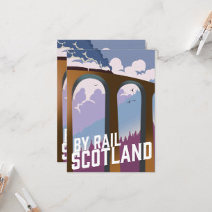 By Rail Scotland Reus mokkopje Kaart