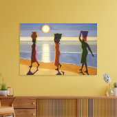 By the Beach 2007 Canvas Afdruk (Insitu (Woonkamer))