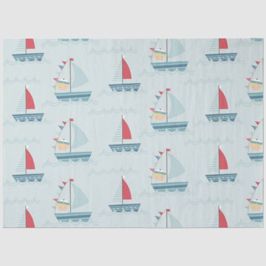 By the Sea Serie Ontwerp 4 Tissuepapier (Voorkant)
