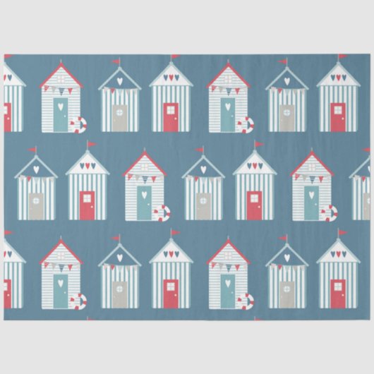 By the Sea Serie Ontwerp 6 Tissuepapier (Voorkant)