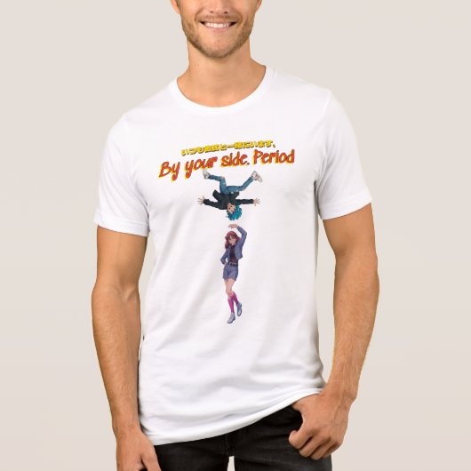 By your side. Period Tri-Blend Shirt (Voorkant)
