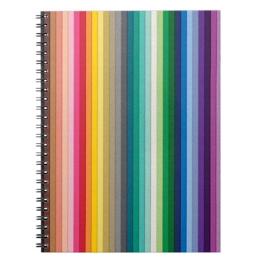 BYB2 SOLID STRIPES WALLPAPER ACHTERGRONDEN KLORFUL NOTITIEBOEK (Voorkant)