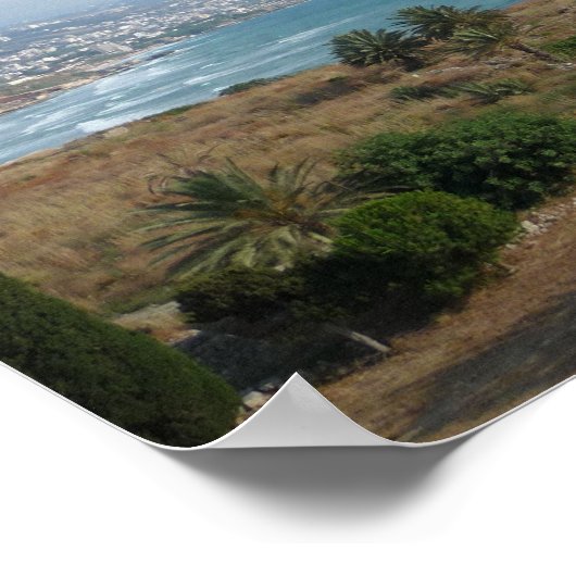 Byblos Libanon, Ocean Uitzicht Poster (Hoek)