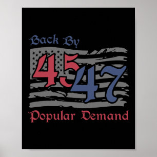 Byck By 45 47 Populaire Vraag Grappig Amerika Vlag Poster