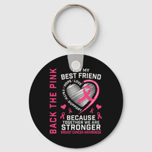 Byck de Roze Beste Vriend Borstkanker Bewustzijn Sleutelhanger