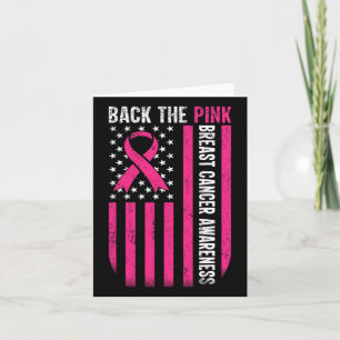 Byck De Roze Borstkanker Bewustzijn USA Flag Pin Kaart