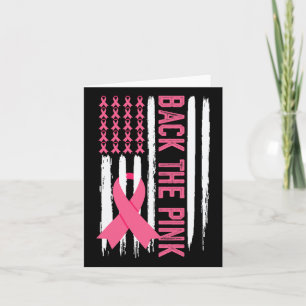 Byck De Roze Borstkanker Bewustzijn USA Flag Pin Kaart