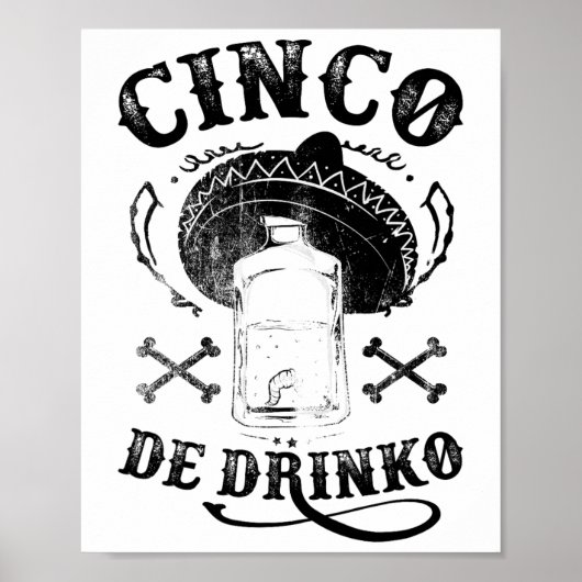 Byd Cinco De Drinko Poster (Voorkant)