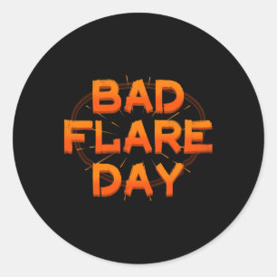 BYD Day CRPS Complex Regional Pain Syndrome Oranje Ronde Sticker