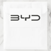 BYD-stickers Rechthoekige Sticker (Tas)