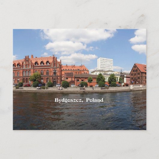 Bydgoszcz, Poolse cityscape-foto Briefkaart (Voorkant)