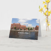 Bydgoszcz, Poolse cityscape-foto Kaart (Gele Bloem)
