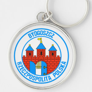 Bydgoszcz Round Emblem Sleutelhanger