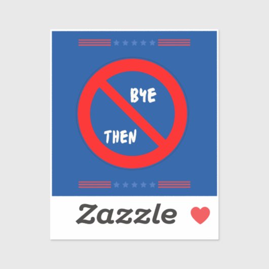 bye biden sticker (Vel)